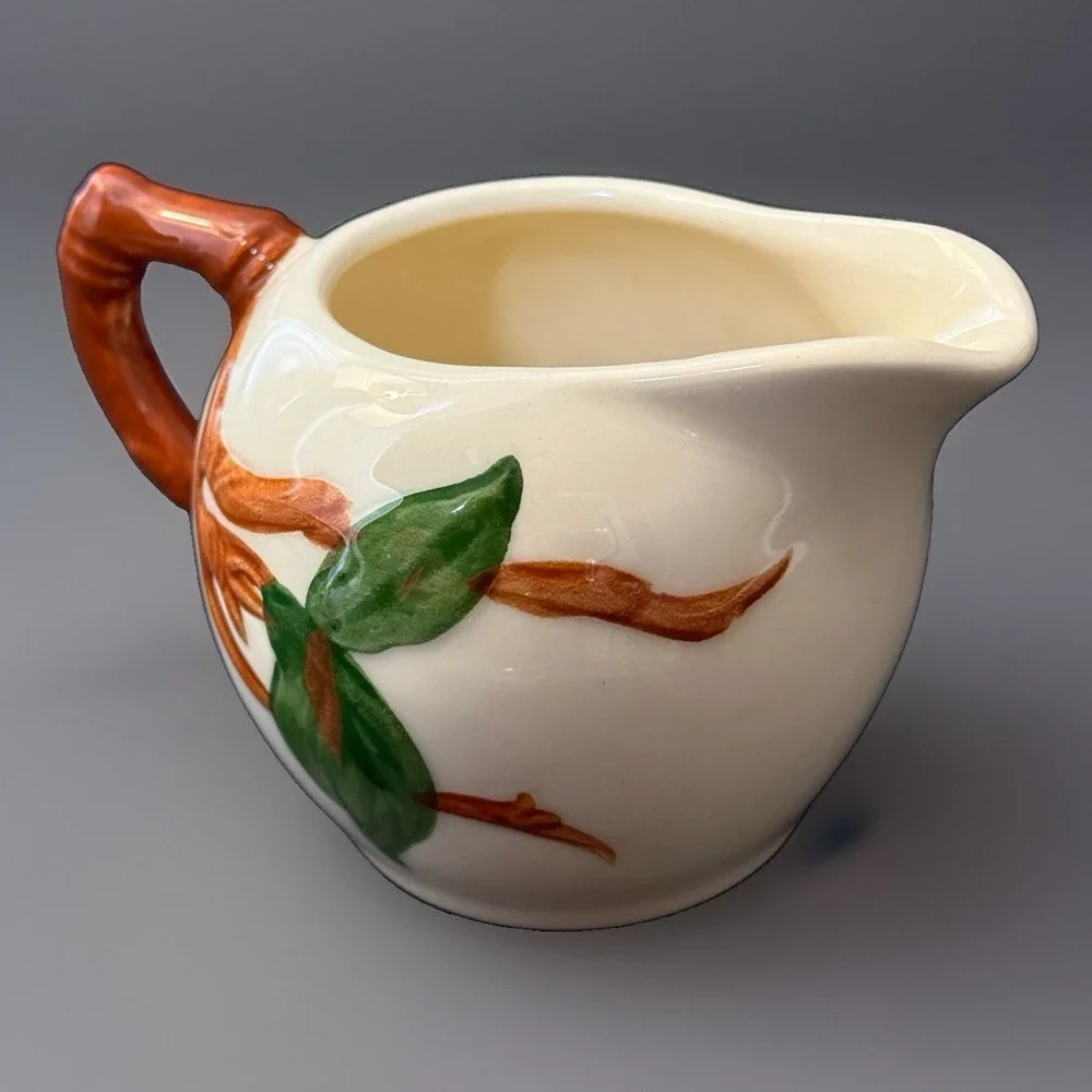 Vintage Franciscan Apple Creamer & Covered Sugar Bowl  Made USA Gladding McBean